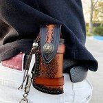 ALVELY VG10 Damascus Folding Pocket Knife with Case
