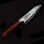 Custom Japanese San Mai Chef Knife - Rosewood Handle