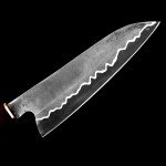Custom Japanese San Mai Chef Knife - Rosewood Handle