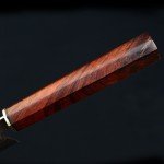 Custom Japanese San Mai Chef Knife - Rosewood Handle