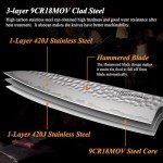 KEEMAKE Hand Forged 8-Inch Japanese Gyuto Knife
