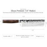Shun Premier 5.5" Nakiri Knife - Japanese Handcrafted