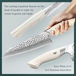 Damascus Steel Kitchen Knife Set - 5 Pieces