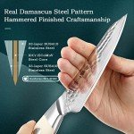 Damascus Steel Kitchen Knife Set - 5 Pieces