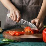 Damascus Steel Kitchen Knife Set - 5 Pieces