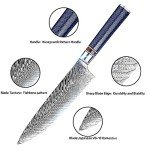 WeKit 8-Inch VG10 Damascus Chef Knife