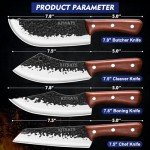 4-Piece Hand Forged Precision Knife Set