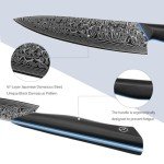 FINTISO 8-Inch Damascus Steel Chef Knife