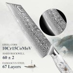 SHANGDAO 8-Inch Kiritsuke Knife - Damascus Steel