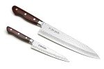 Yoshihiro VG10 16-Layer Damascus Gyuto & Petty Set