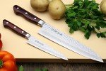 Yoshihiro VG10 16-Layer Damascus Gyuto & Petty Set