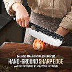 Huusk 7-Inch Nakiri Knife - Hand Forged Cleaver