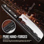 Huusk 7-Inch Nakiri Knife - Hand Forged Cleaver