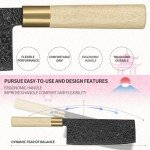 FULLHI Japanese Gyutou Knife - Black Damascus Steel