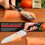 MAD SHARK 8-Inch Premium Santoku Chef Knife