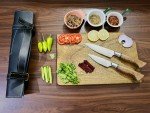 Custom Forged Japanese Chef and Paring Knife