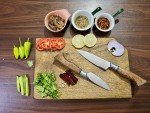 Custom Forged Japanese Chef and Paring Knife