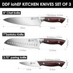 3-Piece Japanese Kitchen Knife Set