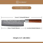 KEEMAKE 7-Inch Nakiri Knife - Japanese Vegetable Knife