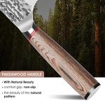 Huusk 7.7-Inch Japanese High Carbon Cleaver Knife