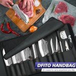 14-in-1 Japanese Butcher Knife Set with Roll Bag
