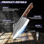 14-in-1 Japanese Butcher Knife Set with Roll Bag