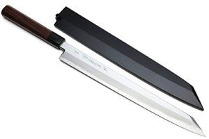 Yoshihiro Blue Steel Yanagi Sushi Knife 11.8
