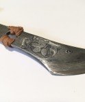 Custom Engraved San Mai Kiridashi Utility Knife