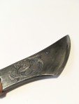 Custom Engraved San Mai Kiridashi Utility Knife