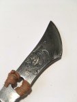 Custom Engraved San Mai Kiridashi Utility Knife