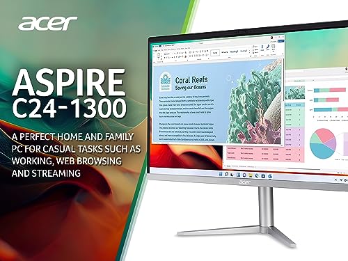 Acer Aspire C24-1300 All-in-One PC - Ryzen 3