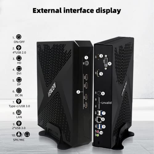 VENOEN Mini PC Gaming with Core i9 11900