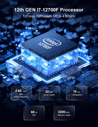 HYSTOU Mini PC i7 12700F 12th Gen