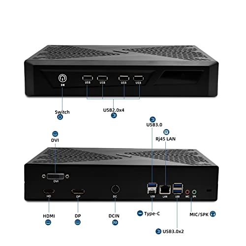 WEIDIAN Mini PC Gaming Windows 11, Core i9-11900