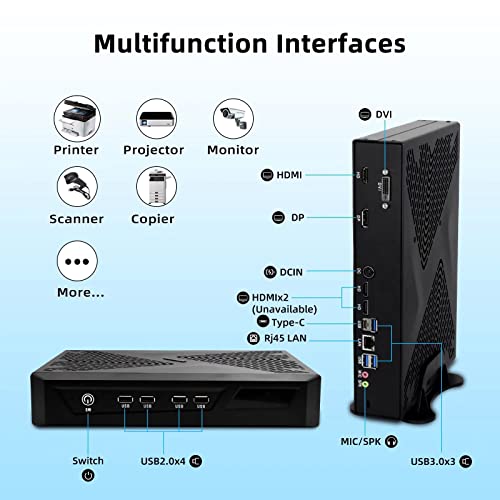 Mini Gaming Desktop PC Core i9 11900 64G RAM 512G SSD 1TB HDD Windows 11