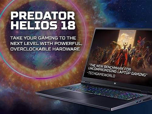 Acer Predator Helios 18 Gaming Laptop - Core i9