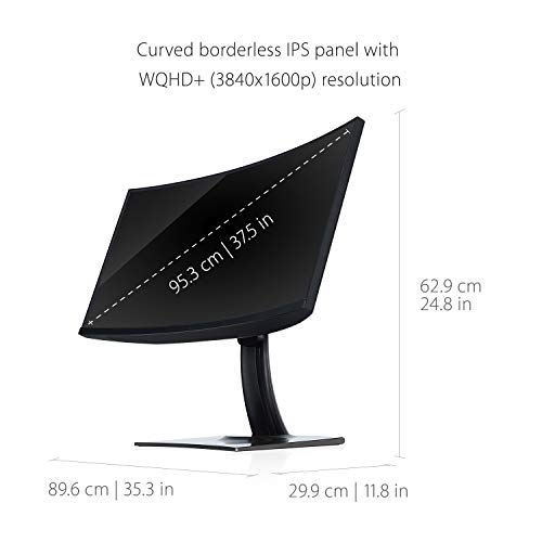 ViewSonic 38" WQHD+ Curved Monitor for Graphic Design