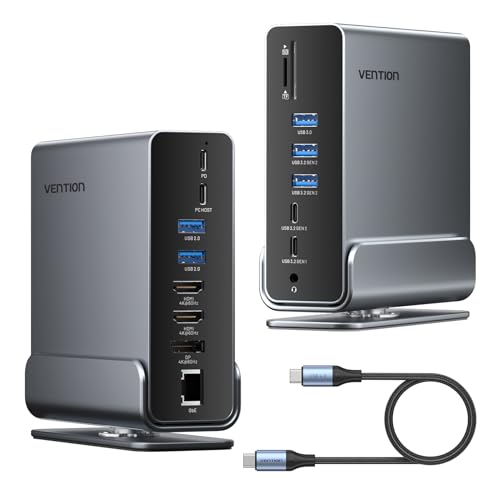 Triple Display USB C Docking Station for MacBook