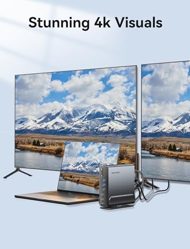 Triple Display USB C Docking Station for MacBook