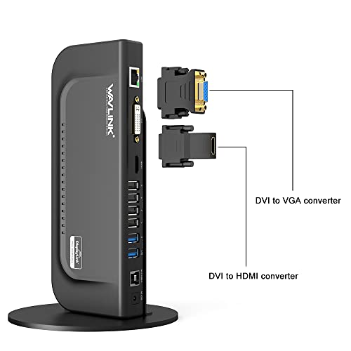 USB C Universal Dual Display Docking Station for Windows/Mac