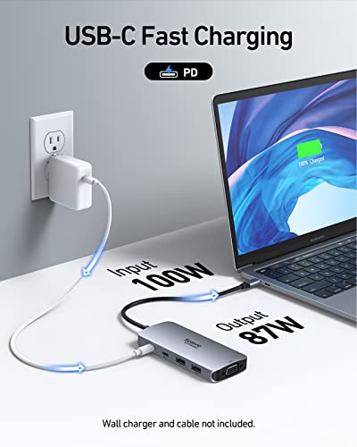USB C Docking Station for Multi Monitor Laptops