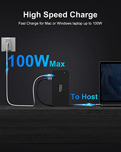 Dual Monitor Docking Station for Laptop with 6 USB