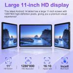 11-Inch Android Tablet, 24GB RAM, 256GB Storage
