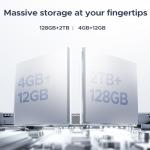 DOOGEE 11" Android 15 Tablet with 128GB Storage