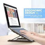 Foldable Portable Laptop Stand, Adjustable & Ventilated