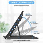 Foldable Portable Laptop Stand, Adjustable & Ventilated