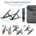 Adjustable Aluminum Laptop Stand for 10-15.6” Devices