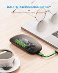 INPHIC Rechargeable Wireless Mouse - Ultra Slim, Silent