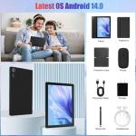 Ainmel 11" Android 14 Tablet with Keyboard and Mouse