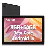 10.1" Android 14 Tablet with Octa-Core Processor